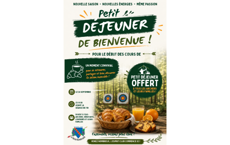 déjeuner de bienvenue